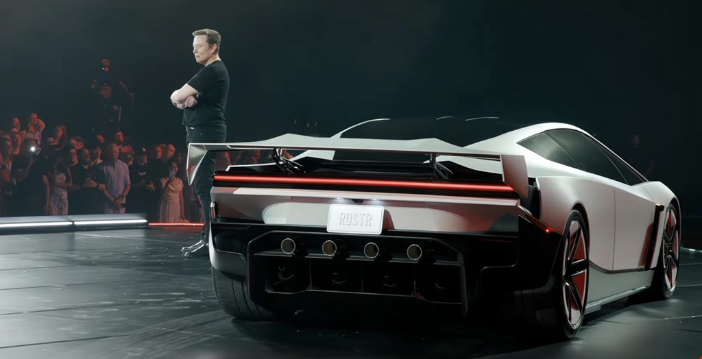 Tesla Roadster info in marathi